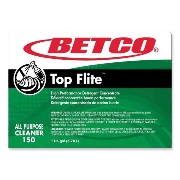 Betco Top Flite All-Purpose Cleaner, Mint Scent, 1 Gal Bottle, 4/Carton 4 Betco Top Flite All-Purpose Cleaner, Mint Scent, 1 Gal Bottle, 4/Carton - Image 4