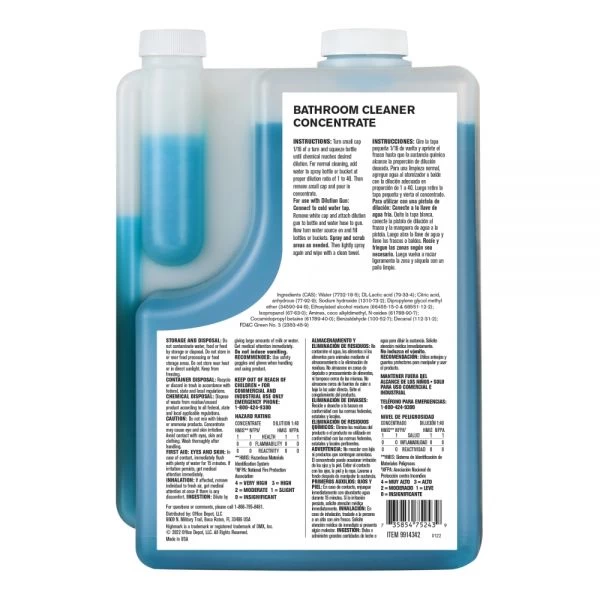Highmark ECO Liquid Bathroom Cleaner Concentrate, 2 Liters 3 Highmark ECO Liquid Bathroom Cleaner Concentrate, 2 Liters - Image 3