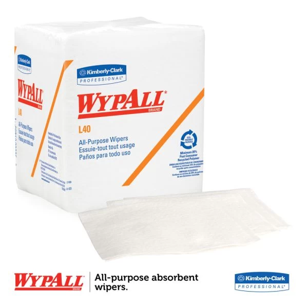 Wypall Power Clean L40 Extra Absorbent Towels 5 Wypall Power Clean L40 Extra Absorbent Towels - Image 5