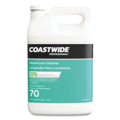 Coastwide Professional Washroom Cleaner 70 Eco-ID Concentrate, Fresh Citrus Scent, 3.78 L Bottle, 4/Carton