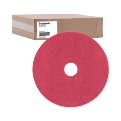 Boardwalk Standard Floor Pads, 20" Diameter, Red, 5/Carton 8 Boardwalk Standard Floor Pads, 20" Diameter, Red, 5/Carton -Professional cleaning tool store 042cf46b593349235f5a61ad28a307f4f5