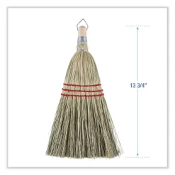 Boardwalk Corn Whisk Broom, Corn Fiber Bristles, 9" Bristle Length, Yellow, 12/Carton -Professional cleaning tool store 044de5ad9902b3f616059b4b96e4ddef8f