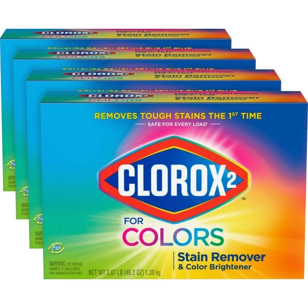 Clorox 2 For Colors Stain Remover And Color Brightener Powder 1 Clorox 2 For Colors Stain Remover And Color Brightener Powder