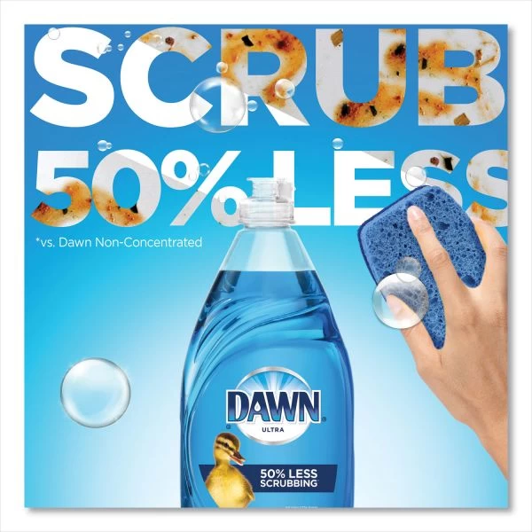 Dawn Ultra Liquid Dish Detergent, Dawn Original, 38 Oz Bottle 2 Dawn Ultra Liquid Dish Detergent, Dawn Original, 38 Oz Bottle - Image 2