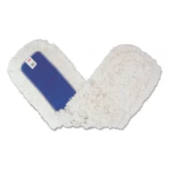 Rubbermaid Commercial Dust Mop Heads, Kut-A-Way, White, 36 X 5, Cut-End, Cotton