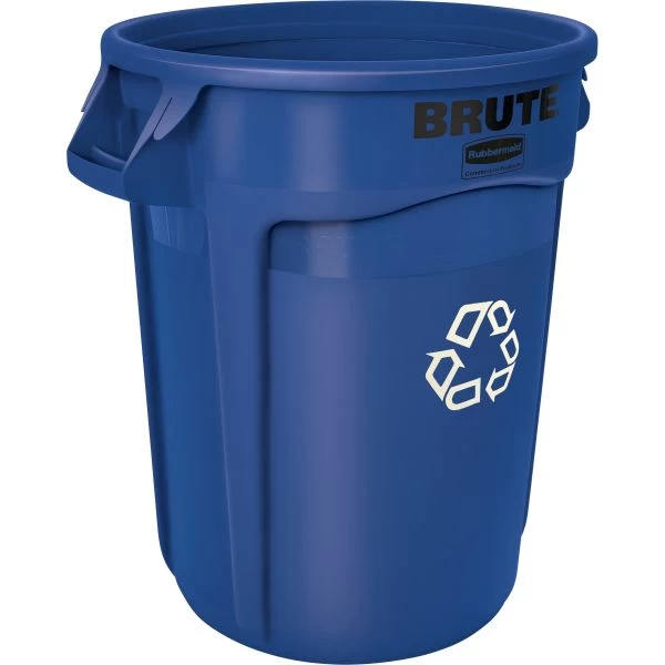 Rubbermaid Commercial Brute 32-Gallon Vented Recycling Container 4 Rubbermaid Commercial Brute 32-Gallon Vented Recycling Container - Image 4