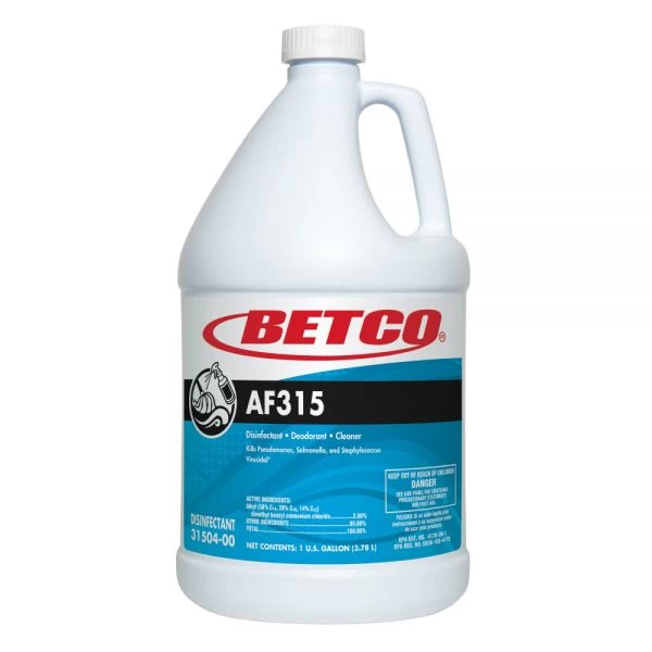 Betco AF315 Disinfectant Cleaner, Citrus Floral Scent, 128 Oz Bottle, Case Of 4 1 Betco AF315 Disinfectant Cleaner, Citrus Floral Scent, 128 Oz Bottle, Case Of 4