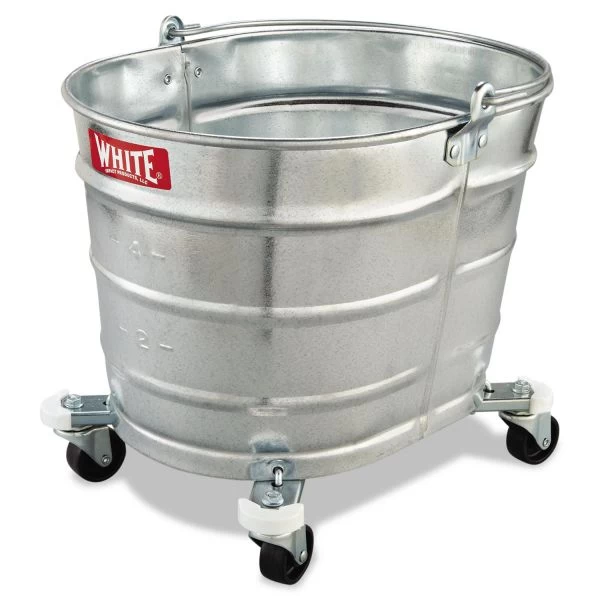 Impact Metal Mop Bucket, 26 Qt, Steel 1 Impact Metal Mop Bucket, 26 Qt, Steel