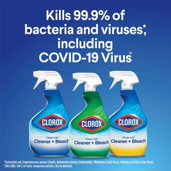 Clorox Clean-Up All Purpose Cleaner With Bleach Spray Bottle, 32 Oz, Pack Of 9 7 Clorox Clean-Up All Purpose Cleaner With Bleach Spray Bottle, 32 Oz, Pack Of 9 - Image 7