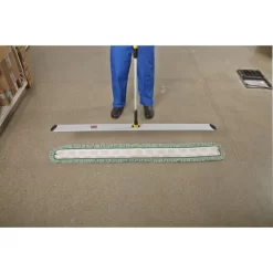 Rubbermaid Commercial HYGEN HYGEN Dust Mop Heads With Fringe, Green, 60 In., Microfiber, Cut-End -Professional cleaning tool store 0846d8fa75b4e15025d94653be855f33ab