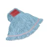 Rubbermaid Commercial Swinger Loop Wet Mop Heads, Cotton/Synthetic, Blue, Large