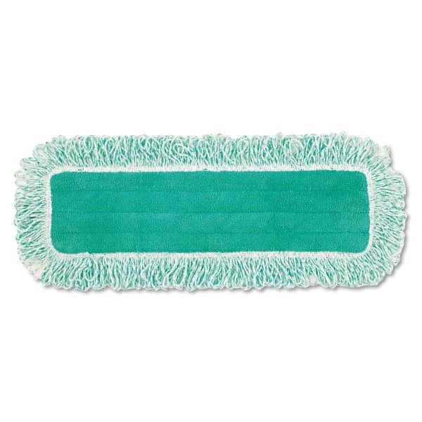 Rubbermaid Commercial Dust Pad With Fringe, Microfiber, 18" Long, Green, 6/Carton 1 Rubbermaid Commercial Dust Pad With Fringe, Microfiber, 18" Long, Green, 6/Carton