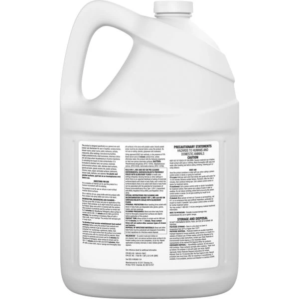 Diversey Virex All-Purpose Disinfectant Cleaner, Lemon Scent, 1 Gal Container, 2/Carton 2 Diversey Virex All-Purpose Disinfectant Cleaner, Lemon Scent, 1 Gal Container, 2/Carton - Image 2