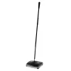 Rubbermaid Commercial Floor And Carpet Sweeper, 44" Handle, Black/Gray