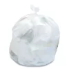 Coastwide Professional High-Density Can Liners, 30 Gal, 12 Mic, 30" X 37", Natural, 25 Bags/Roll, 20 Rolls/Carton