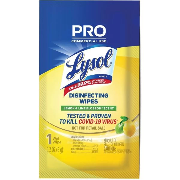 Lysol Professional Individually Wrapped Disinfecting Wipes 7 Lysol Professional Individually Wrapped Disinfecting Wipes - Image 7
