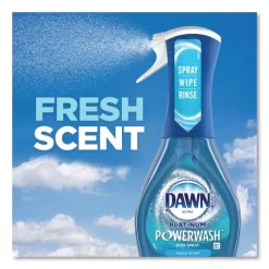 Dawn Platinum Powerwash Dish Spray, Fresh, 16 Oz Spray Bottle, 2/Pack -Professional cleaning tool store 0de5f28e4975447f99334d55d90ec73480