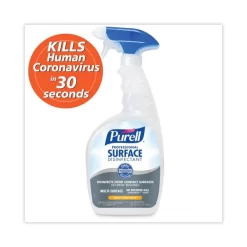 PURELL Professional Surface Disinfectant, Fresh Citrus, 32 Oz Spray Bottle, 6/Carton