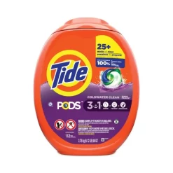 Tide Pods, Spring Meadow, 112 Pods/Tub, 4 Tubs/Carton