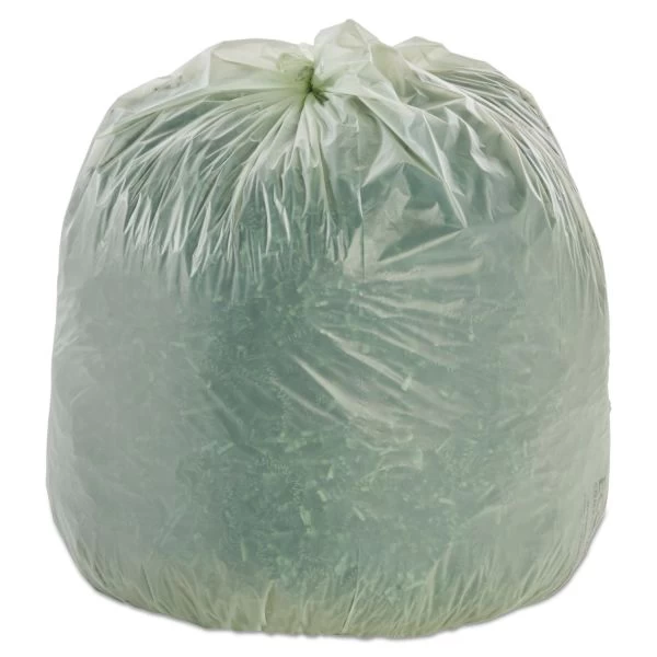 Stout By Envision EcoSafe-6400 Bags, 32 Gal, 0.85 Mil, 33" X 48", Green, 50/Box 8 Stout By Envision EcoSafe-6400 Bags, 32 Gal, 0.85 Mil, 33" X 48", Green, 50/Box - Image 8