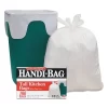 Handi-Bag Super Value Pack, 13 Gal, 0.6 Mil, 23.75" X 28", White, 100/Box