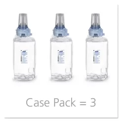 PURELL Advanced Hand Sanitizer Green Certified Foam Refill, For ADX-12 Dispensers, 1,200 ML, Fragrance-Free, 3/Carton