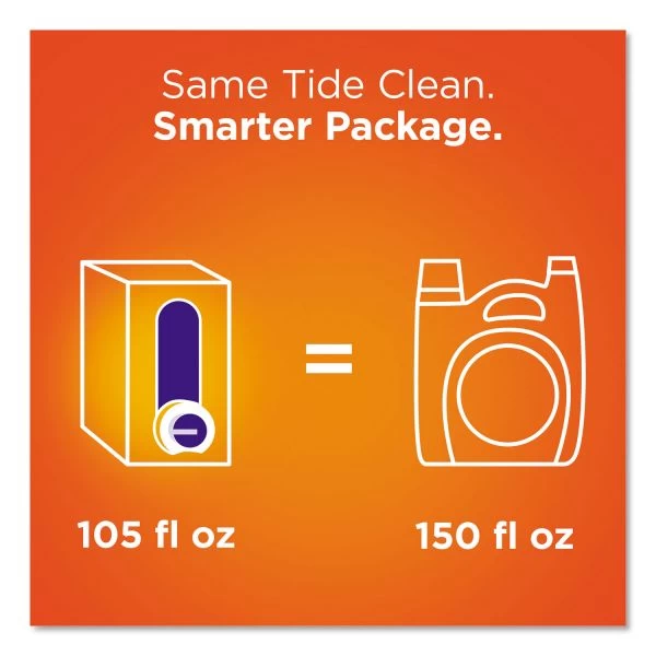 Tide Eco-Box HE Liquid Laundry Detergent, Tide Original Scent, 105 Oz Bag-In-A-Box 7 Tide Eco-Box HE Liquid Laundry Detergent, Tide Original Scent, 105 Oz Bag-In-A-Box - Image 7