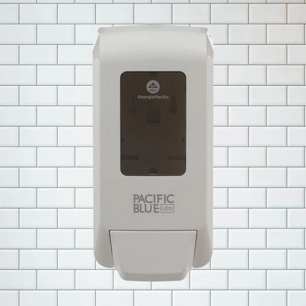 Georgia Pacific Professional Pacific Blue Ultra Soap/Sanitizer Dispenser, 1,200 ML, White 10 Georgia Pacific Professional Pacific Blue Ultra Soap/Sanitizer Dispenser, 1,200 ML, White - Image 10