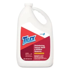 Tilex Disinfects Instant Mildew Remover, 128 Oz Refill Bottle, 4/Carton