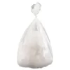 Inteplast Group High-Density Commercial Can Liners Value Pack, 60 Gal, 14 Microns, 38" X 58", Clear, 25 Bags/Roll, 8 Rolls/Carton
