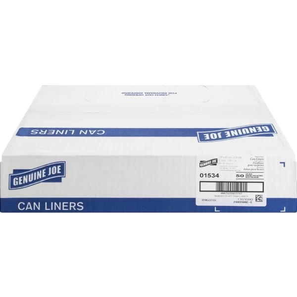Genuine Joe Heavy-Duty 45 Gallon Trash Bags 5 Genuine Joe Heavy-Duty 45 Gallon Trash Bags - Image 5