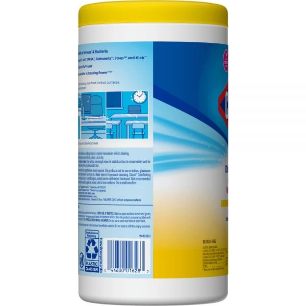 Clorox Disinfecting Wipes, Bleach Free Cleaning Wipes – Crisp Lemon - 75 Count (Pack Of 6) 11 Clorox Disinfecting Wipes, Bleach Free Cleaning Wipes – Crisp Lemon - 75 Count (Pack Of 6) - Image 11
