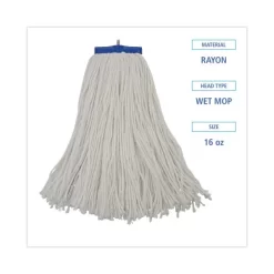 Boardwalk Cut-End Lie-Flat Wet Mop Head, Rayon, 16oz, White, 12/Carton 16 Boardwalk Cut-End Lie-Flat Wet Mop Head, Rayon, 16oz, White, 12/Carton -Professional cleaning tool store 1efdd8b8a574b693a79653868d0ed4543d