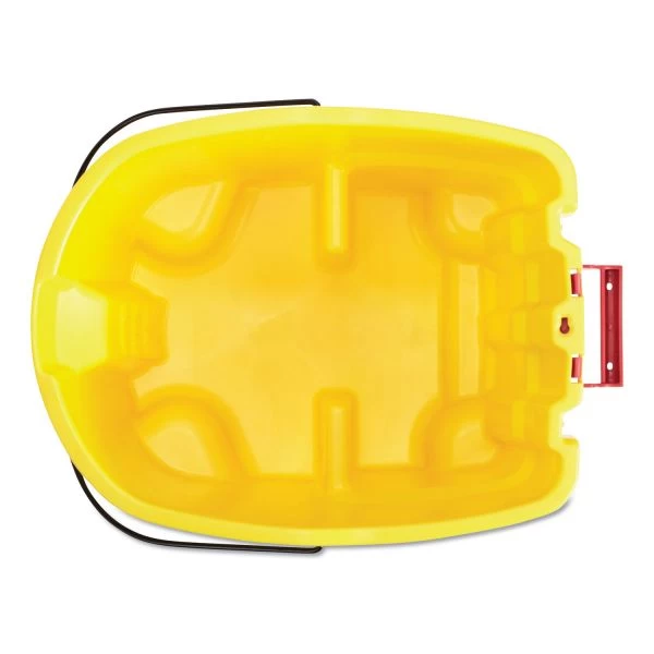 Rubbermaid Commercial WaveBrake 2.0 Bucket, 8.75 Gal, Plastic, Yellow 2 Rubbermaid Commercial WaveBrake 2.0 Bucket, 8.75 Gal, Plastic, Yellow - Image 2