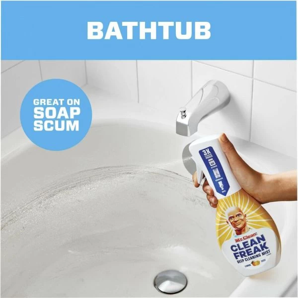 Mr. Clean Clean Freak Deep Cleaning Mist Multi-Surface Spray, Lemon, 16 Oz Spray Bottle, 6/Carton 7 Mr. Clean Clean Freak Deep Cleaning Mist Multi-Surface Spray, Lemon, 16 Oz Spray Bottle, 6/Carton - Image 7