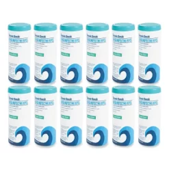 Boardwalk Disinfecting Wipes, 7 X 8, Fresh Scent, 35/Canister, 12 Canisters/Carton