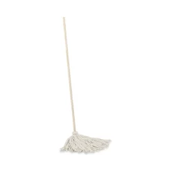 Boardwalk Deck Mop, 48" Wooden Handle, 16oz Cotton Fiber Head, 6/Carton
