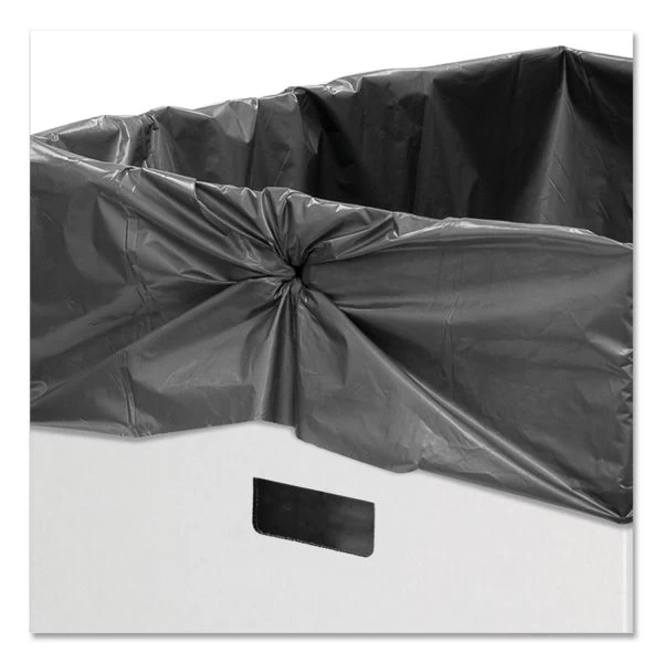 Bankers Box Waste And Recycling Bin, 50 Gal, White, 10/Carton 3 Bankers Box Waste And Recycling Bin, 50 Gal, White, 10/Carton - Image 3