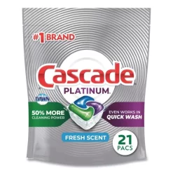 Cascade ActionPacs, Fresh Scent, 13.5 Oz Bag, 21/Pack