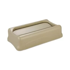 Rubbermaid Commercial Slim Jim Swing Lid, 11.38w X 20.5d X 5h, Beige