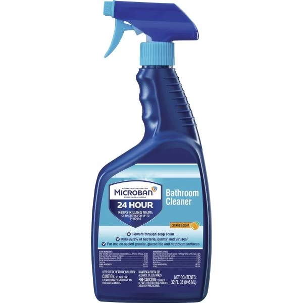 Microban Professional Bathroom Cleaner Spray 2 Microban Professional Bathroom Cleaner Spray - Image 2