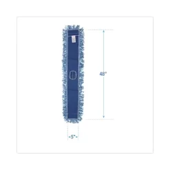 Boardwalk Dust Mop Head, Cotton/Synthetic Blend, 48" X 5", Blue -Professional cleaning tool store 25cd144e031d3d939e4a3366df2b56cd55