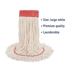 Boardwalk Super Loop Wet Mop Head, Cotton/Synthetic Fiber, 5" Headband, Large Size, White, 12/Carton 12 Boardwalk Super Loop Wet Mop Head, Cotton/Synthetic Fiber, 5" Headband, Large Size, White, 12/Carton -Professional cleaning tool store 25df2fc3035459dd5fe6bc8cdeaee04593