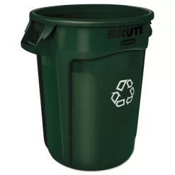 Rubbermaid Commercial Vented Round Brute Container, 32 Gal, Plastic, Dark Green 6 Rubbermaid Commercial Vented Round Brute Container, 32 Gal, Plastic, Dark Green -Professional cleaning tool store 2919321073b799dc7fac52ab6f8e40f4b3