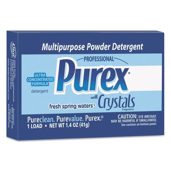 Purex Ultra Concentrated Powder Detergent, 1.4oz Box, Vend Pack, 156/Carton 1 Purex Ultra Concentrated Powder Detergent, 1.4oz Box, Vend Pack, 156/Carton