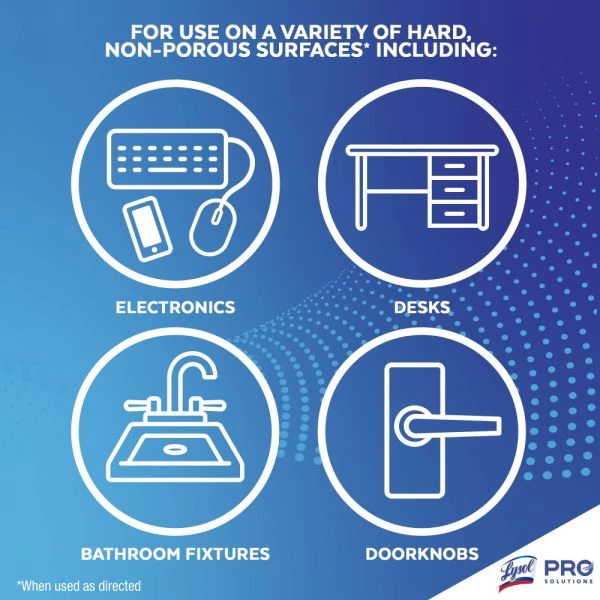 LYSOL Brand Disinfecting Wipes, 1-Ply, 7 X 7.25, Lemon And Lime Blossom, White, 80 Wipes/Canister, 3 Canisters/Pack, 2 Packs/Carton 5 LYSOL Brand Disinfecting Wipes, 1-Ply, 7 X 7.25, Lemon And Lime Blossom, White, 80 Wipes/Canister, 3 Canisters/Pack, 2 Packs/Carton - Image 5
