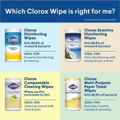 Clorox Free & Clear All Purpose Cleaning Wipes -Professional cleaning tool store 2b55261c2a88b1a58b0a610358a25397fb