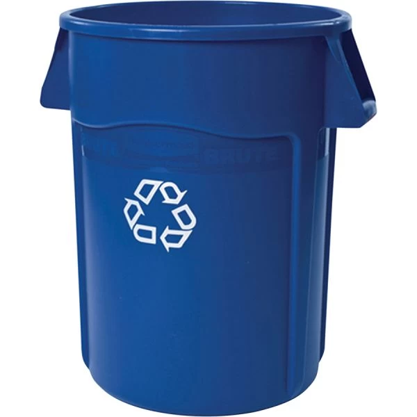 Rubbermaid Commercial Brute 44-Gallon Vented Recycling Containers 1 Rubbermaid Commercial Brute 44-Gallon Vented Recycling Containers