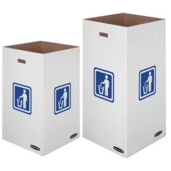Bankers Box Waste And Recycling Bin, 50 Gal, White, 10/Carton 9 Bankers Box Waste And Recycling Bin, 50 Gal, White, 10/Carton -Professional cleaning tool store 30609959395f40b81f886d057e7a8901af
