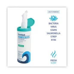 Boardwalk Disinfecting Wipes, 7 X 8, Fresh Scent, 35/Canister, 12 Canisters/Carton 8 Boardwalk Disinfecting Wipes, 7 X 8, Fresh Scent, 35/Canister, 12 Canisters/Carton -Professional cleaning tool store 312d5f8f323bbb661ada752d7cae9f741b